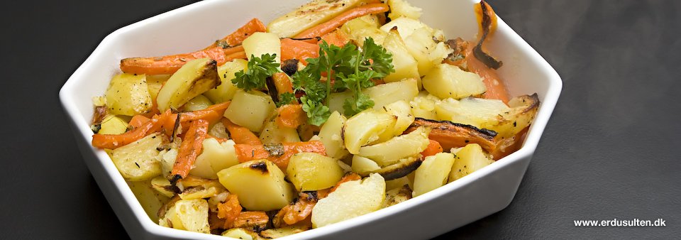 Ovnbagte rodfrugter opskrift med gulerod, pastinak, persillerod knoldselleri - er du sulten?